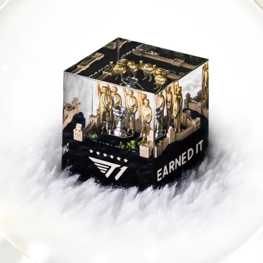 [BUNJANG] T1 2025 Worlds Championship Commemorative Artisan Keycap / T1 티원 2025 월즈 우승 기념 아티산 키캡