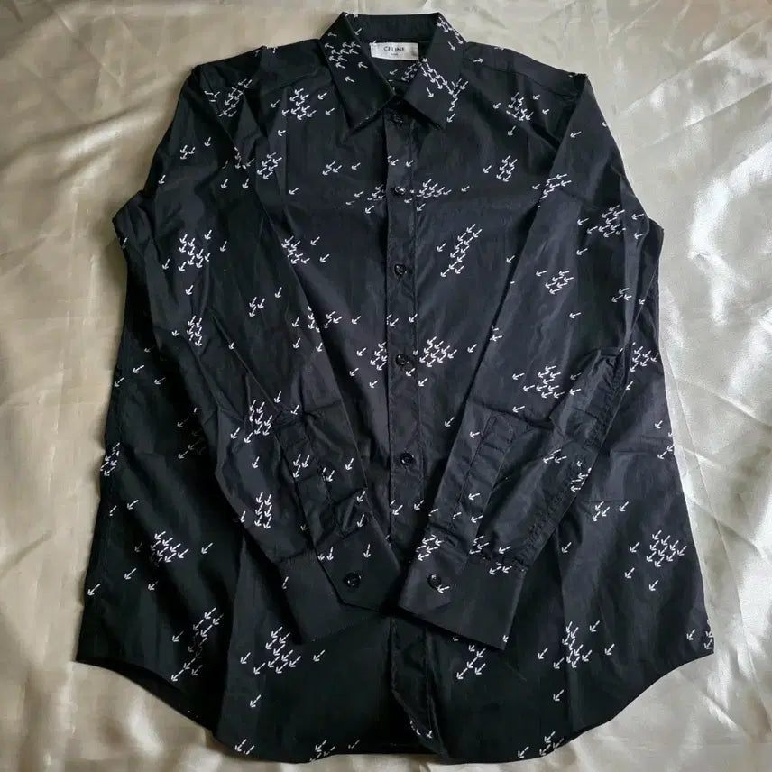 [BUNJANG] Celine Multi-color Black Arrow Pattern Shirt / 셀린느 (정품) 멜티컬러 블랙 화살표 패턴 셔츠