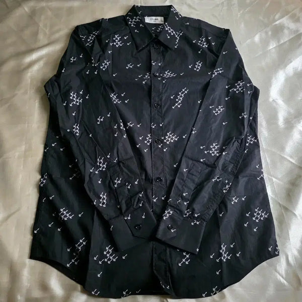 [BUNJANG] Celine Multi-color Black Arrow Pattern Shirt / 셀린느 (정품) 멜티컬러 블랙 화살표 패턴 셔츠