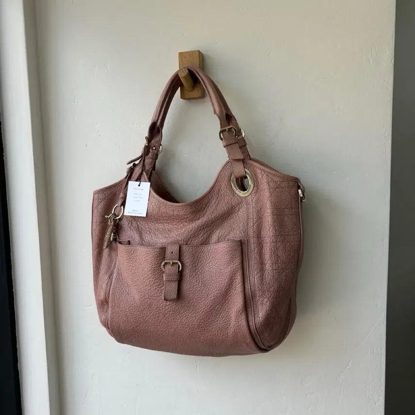 [BUNJANG] Christian Dior Cannage Leather Shoulder Bag / 17821 - 크리스찬 디올 까나쥬 레더 숄더백