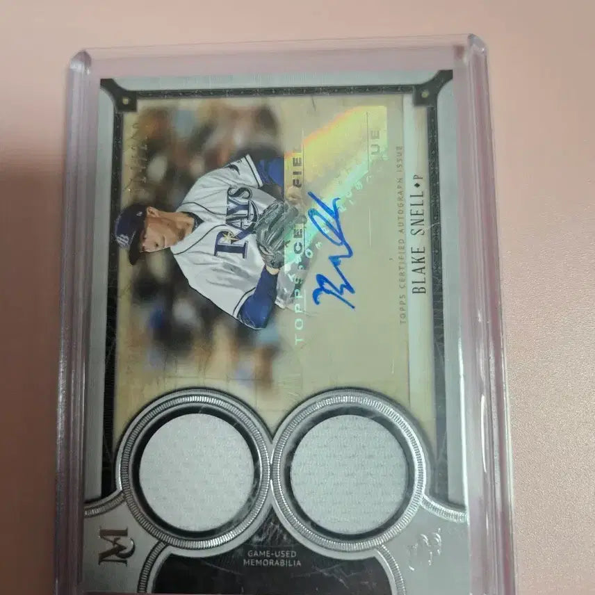 [BUNJANG] Blake Snell 2018 Topps Museum Jersey Auto / 템파베이)블레이크 스넬 2018 탑스 Museum 저지 오토