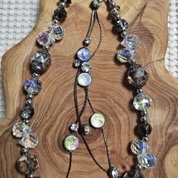 [BUNJANG] Moonlight Black Chic Keychain / 달빛 블랙 시크 키링