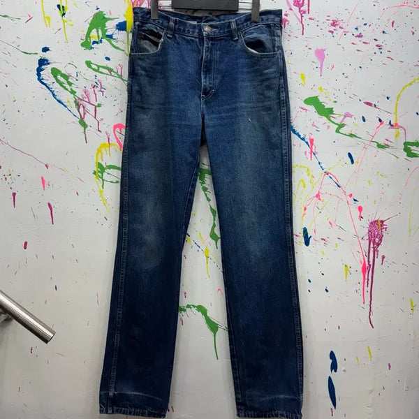 [BUNJANG] 90s Calvin Klein Omega Stitch Denim Pants W34 / 90s Made in USA 캘빈클라인 오메가 스티치 데님 팬츠 W34