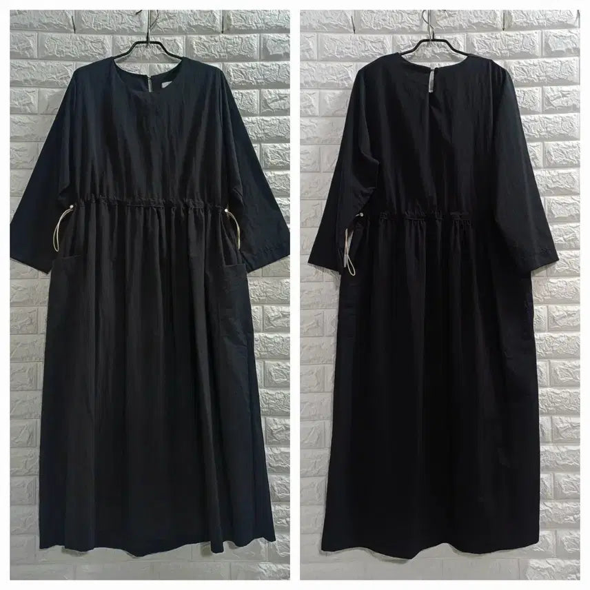 [BUNJANG] DO WELL Pocket Wrinkled Maxi Dress / 빅사이즈 DO WELL 포켓바스락원피스