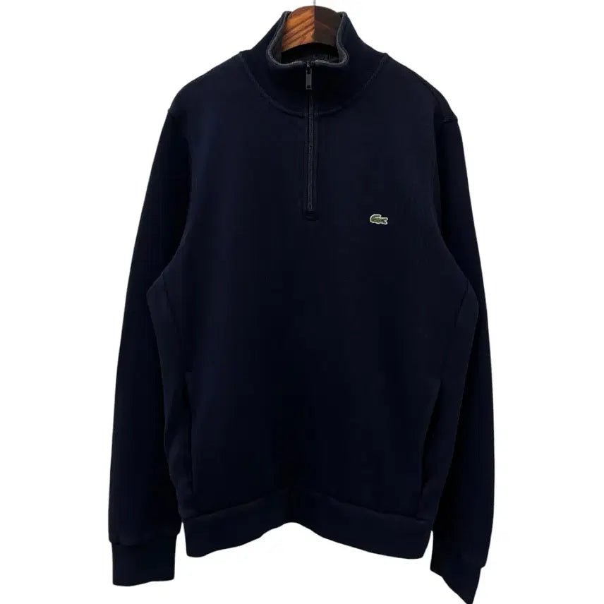 [BUNJANG] Lacoste Half Zip-Up Sweatshirt (M) / 라코스테 하프 반집업  M