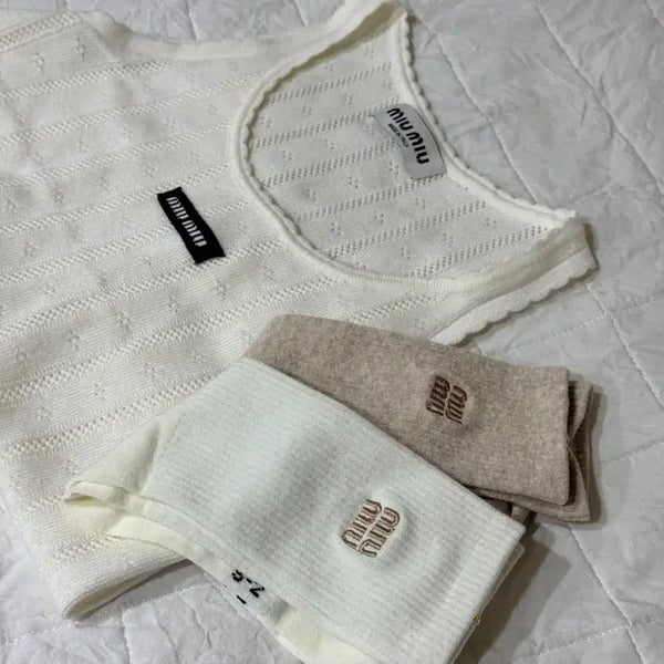 [BUNJANG] Sleeveless Socks Set / 나시양말세트