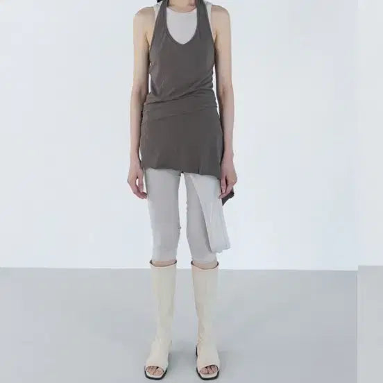 [BUNJANG] Cerric Lily Halter Dress Brown / 세릭 릴리 홀터 드레스 브라운