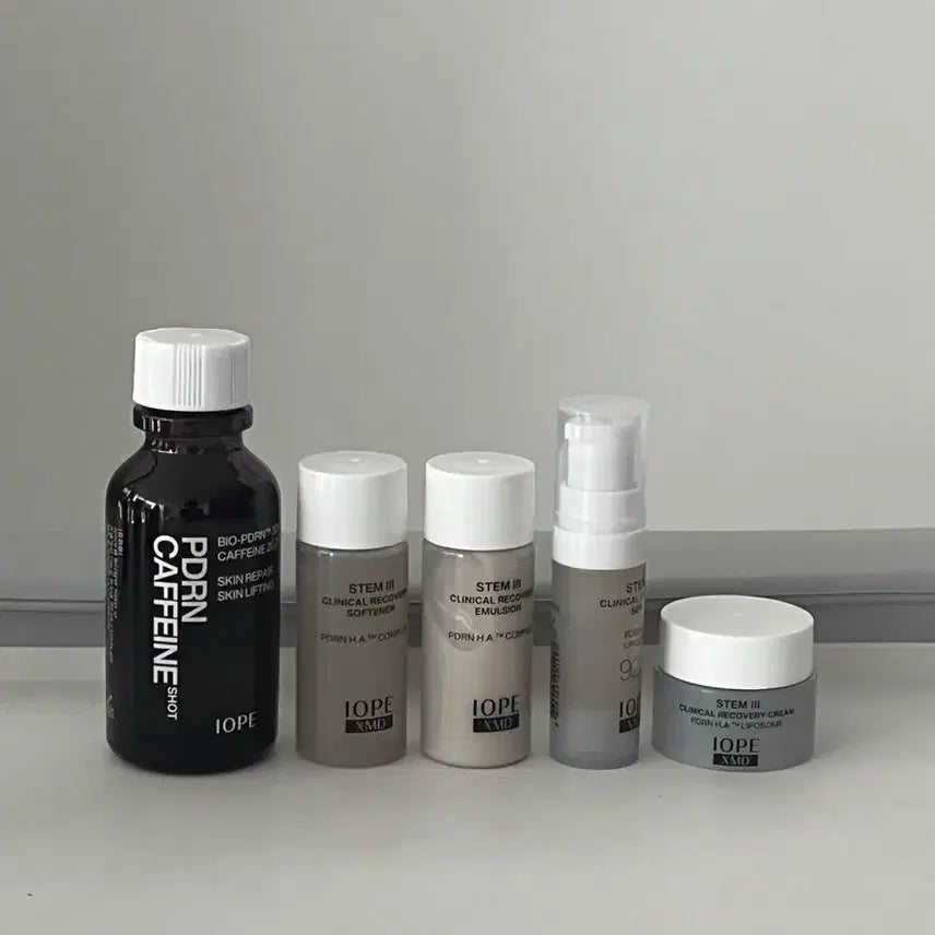 [BUNJANG] IOPE PDRN Caffeine Shot Ampoule Refill 30ml + 4-Piece Kit / 아이오페 PDRN 카페인샷 앰플리필30ml+4종키트