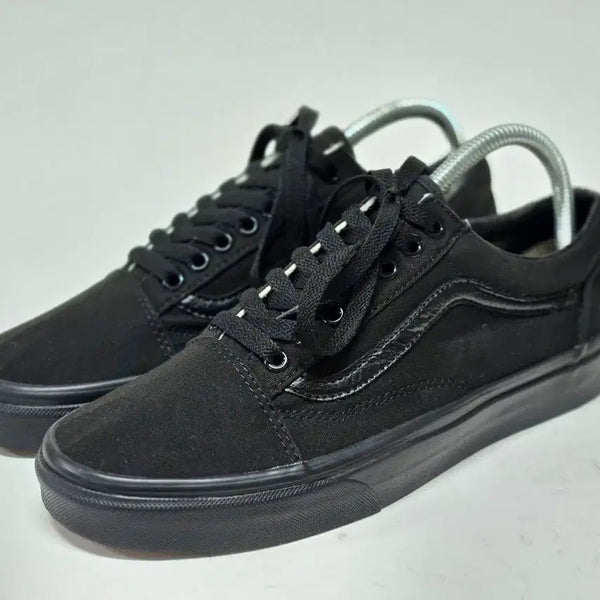 [BUNJANG] Vans Old Skool All Black Sneakers / 사이즈: 255mm색상: 올블랙 (All Black)