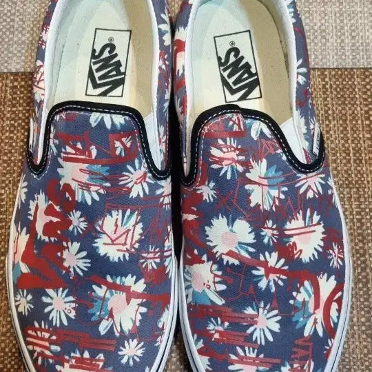 [BUNJANG] Vans Slip-On Flower Pattern Shoes / (새상품)반스 슬립온 플라워 패턴270