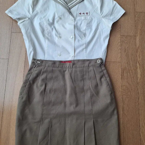 [BUNJANG] Women's Summer School Uniform Set / 예쁜 여자교복 하복교복 세트판매c124