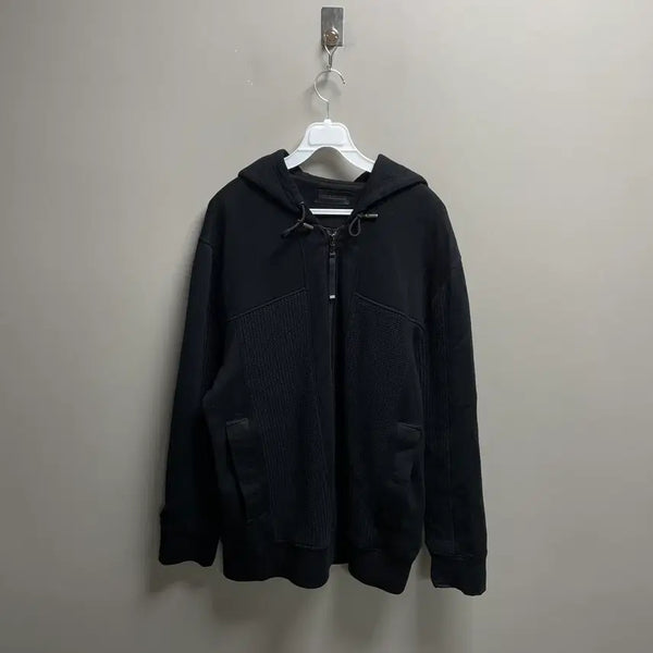 [BUNJANG] Diesel Black Knit Zip-Up Hoodie / 디젤 블랙 니트 후드집업
