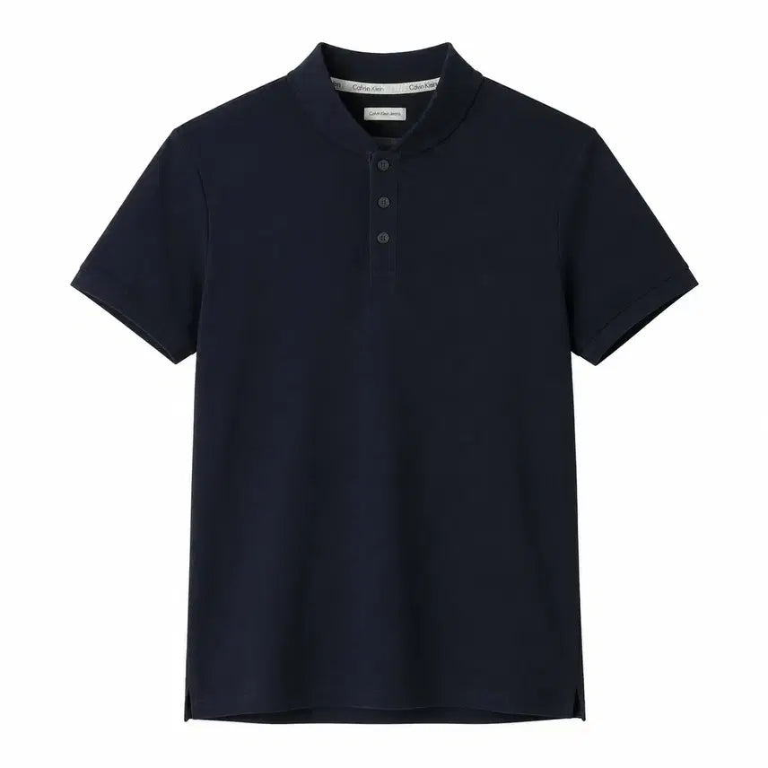 [BUNJANG] Calvin Klein Navy Slim Fit Collared T-Shirt / 여S-M 캘빈클라인 네이비 슬림핏 카라 티셔츠