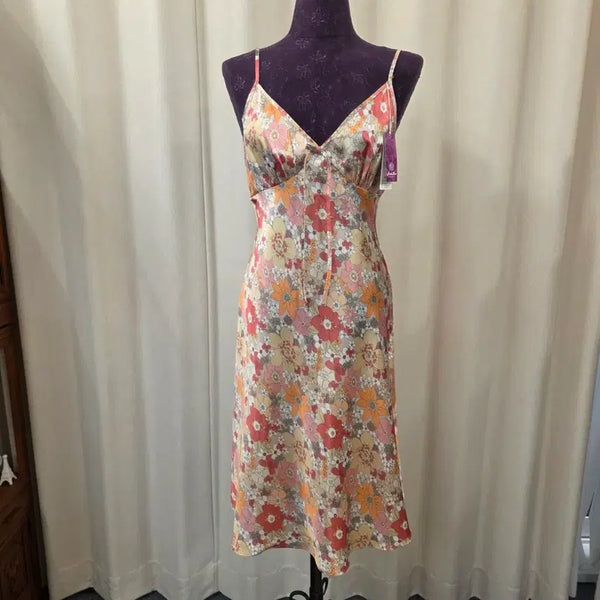 [BUNJANG] Andre Kim Floral Pattern Dress / [새상품] 앙드레김 슬립 패턴 원피스 90