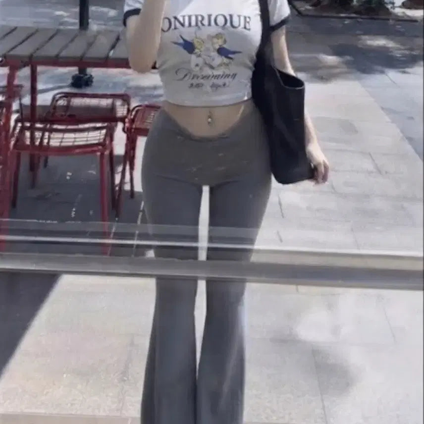 [BUNJANG] Abf.z Angel Graphic T-Shirt / 애장템 Abf.z 천사 반팔티 착샷