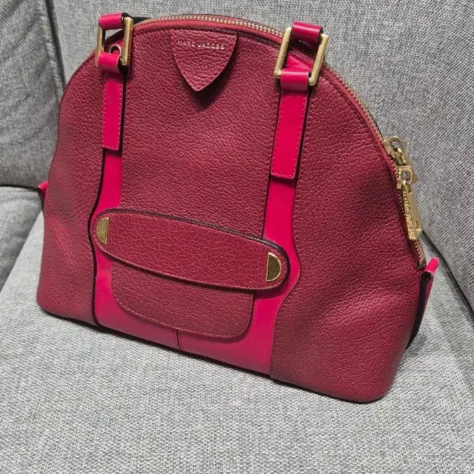 [BUNJANG] Marc Jacobs Leather Dome Tote Bag / 마크 제이콥스(Marc Jacobs) 가죽 돔형 토트백