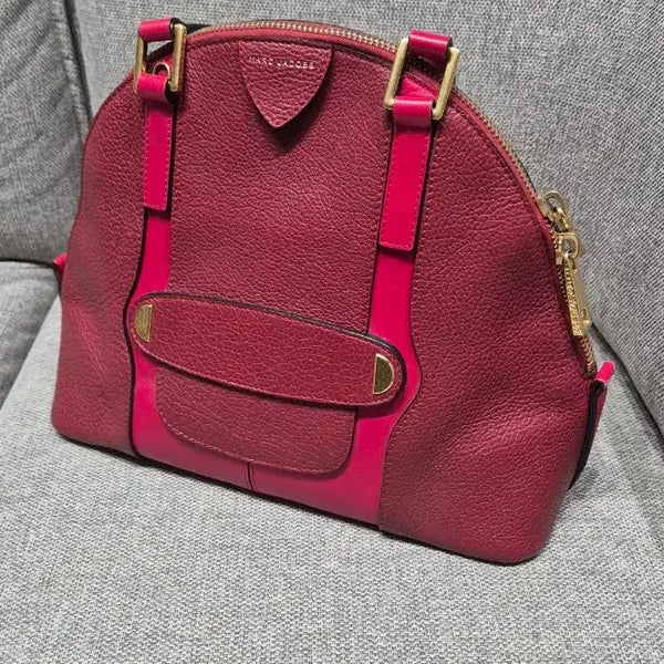 [BUNJANG] Marc Jacobs Leather Dome Tote Bag / 마크 제이콥스(Marc Jacobs) 가죽 돔형 토트백