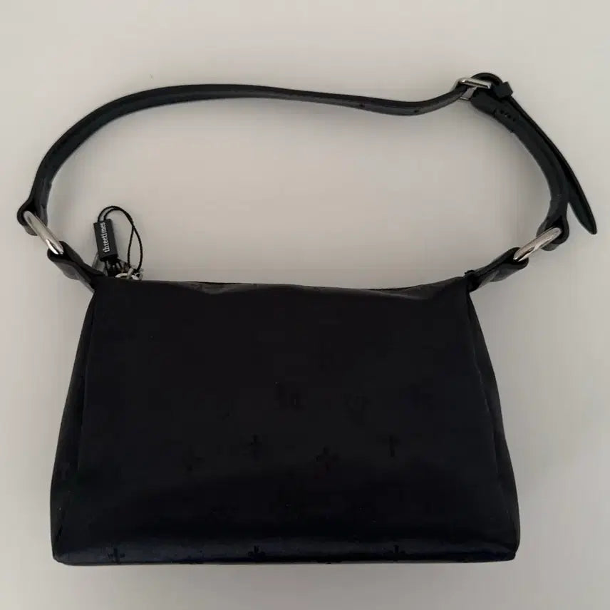 [BUNJANG] Threetimes Jacquard Mini Bag Black / (새제품) 쓰리타임즈 자카드 미니백 블랙 threetimes