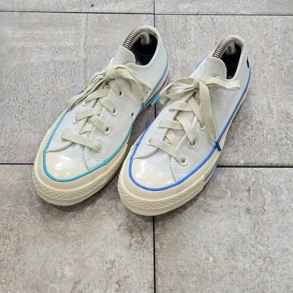 [BUNJANG] Converse Chuck 70 Low Vintage White Sneakers / (230)컨버스 척 70 로우 까치 빈티지 화이트 스니커즈