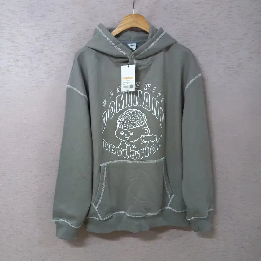 [BUNJANG] DOMINANT Print Oversized Hoodie Autumn/Winter / B8-22/DOMINANT 프린트 오버핏 후드티 가을겨울 새제품 남성