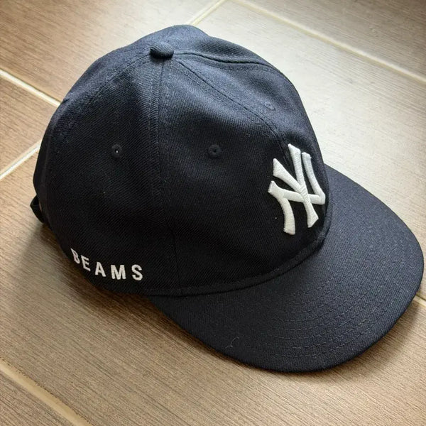 [BUNJANG] New Era x Beams 9FIFTY Retro Crown Cap Navy / 뉴에라 X 빔즈 뉴욕양키스 9피프티 레트로 크라운캡 네이비