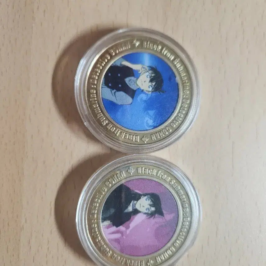 [BUNJANG] Detective Conan Coin Set (Conan & Ai Haibara) / 명탐정 코난 굿즈 동전 2개 세트