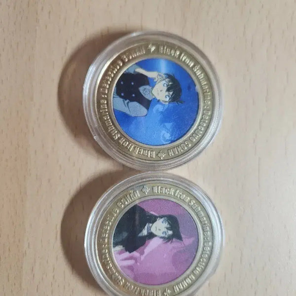 [BUNJANG] Detective Conan Coin Set (Conan & Ai Haibara) / 명탐정 코난 굿즈 동전 2개 세트