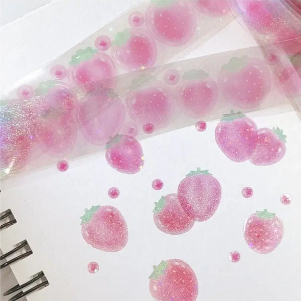 [BUNJANG] Fruit Kiss Cut Sticker Set (50cm) / 과일 키스컷 2종 소분