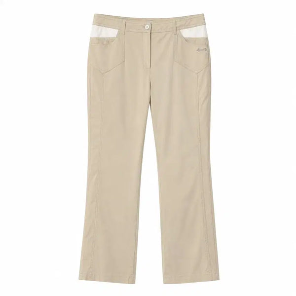 [BUNJANG] Louis Castel Functional Beige Golf Pants / 여28 루이스까스텔 골프웨어 기능성 베이지 팬츠 바지