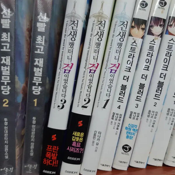 [BUNJANG] Reincarnated as a Sword (Serialized) Vol. 1-3 Used Novels / 전생했더니 검이었습니다 소장용 1-3 중고노벨 만화짱많아 프로안전상점