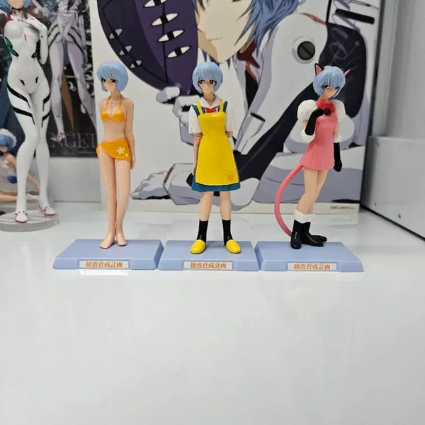 [BUNJANG] Neon Genesis Evangelion Ayanami Rei Training Plan Figure 3-Type Bundle Set / 신세기 에반게리온 아야나미 레이 육성 계획 피규어 3종 일괄