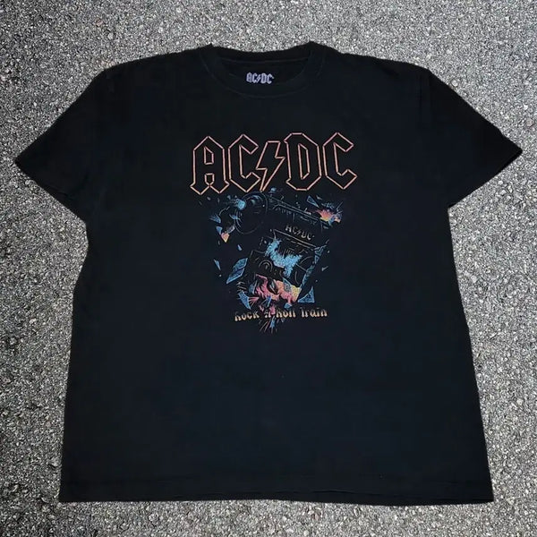 [BUNJANG] AC/DC Official 'Rock 'n' Roll Train' Graphic T-Shirt / AC/DC 오피셜 'Rock 'n' Roll Train' 그래픽 티셔츠