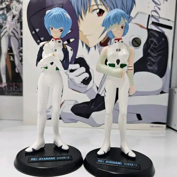 [BUNJANG] Evangelion Ayanami Rei Classic Figure Set (2 Types) / 에반게리온 아야나미 레이 고전 피규어 2종 일괄