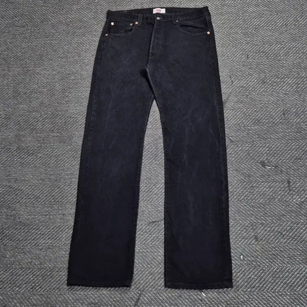 [BUNJANG] Levi's 501 Black Cotton Jeans / [34]리바이스501 블랙 면100%-B129