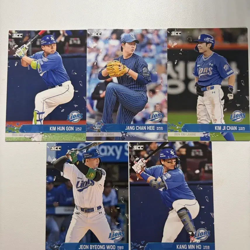 [BUNJANG] 2026 KBO Plus Card Samsung Lions Bundle / 2026 kbo 플러스카드 삼성라이온즈 일괄