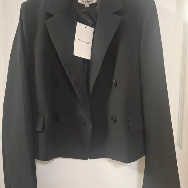 [BUNJANG] Nice Claup Black Cropped Jacket / 나이스클랍 블랙 크롭 자켓ㅡ66ㅡ새상품