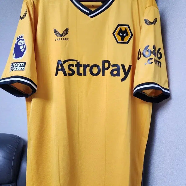 [BUNJANG] Wolverhampton Wanderers 2023-24 Hwang Hee-chan Home Player Issue Jersey / 23-24 울버햄튼 홈 황희찬