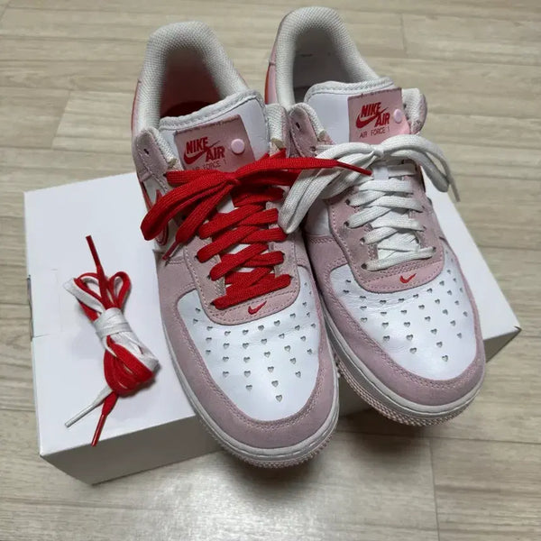 [BUNJANG] Nike Air Force Valentine's Day Pink / 265 나이키 에어포스 발렌타인 데이 핑크