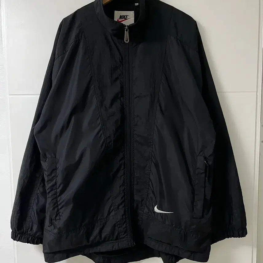 [BUNJANG] Nike Windbreaker Jumper Black / 나이키 바람막이 점퍼