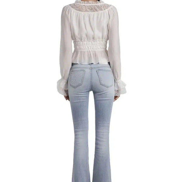 [BUNJANG] Clishere Crystal Bootcut Jeans L / 클리시어 크리스탈 부츠컷 청바지 L