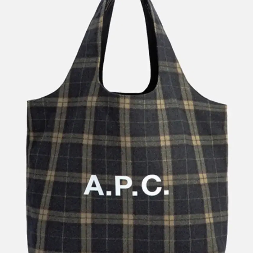 [BUNJANG] A.P.C. Ninon Check Wool Tote Bag / APC 아페쎄 니논 체크 토트백 (신세계 본점 구매)