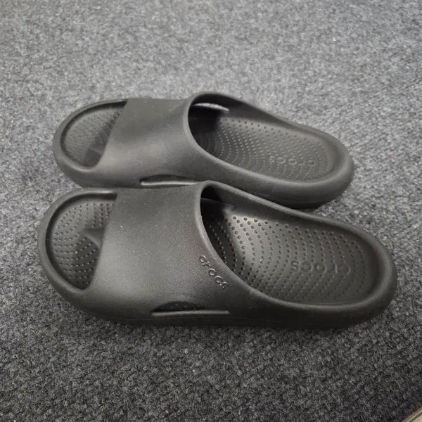 [BUNJANG] Crocs Echo Slide Black M7 (250-255) / 크록스 에코 슬라이드 블랙 M7 (250-255)