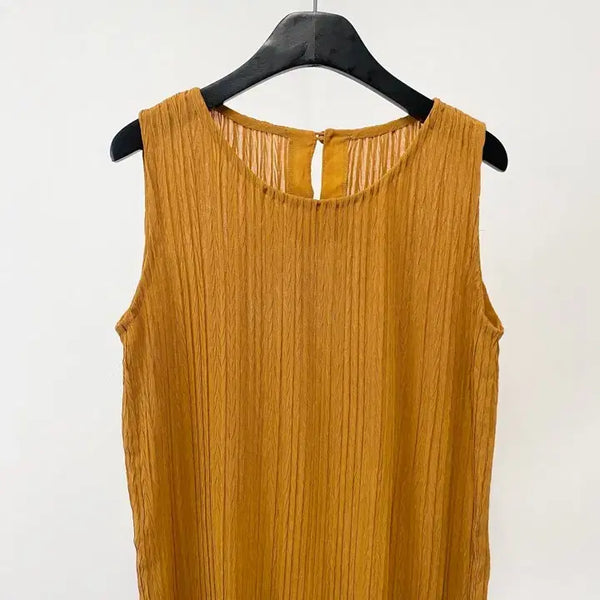 [BUNJANG] Vintage Pattern Pleated Top / 빈티지 패턴 플리츠 탑