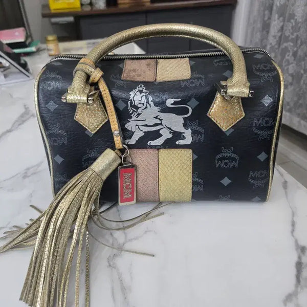 [BUNJANG] MCM Princess Lion Dot Bag / MCM 프린세스 라이언 도트백