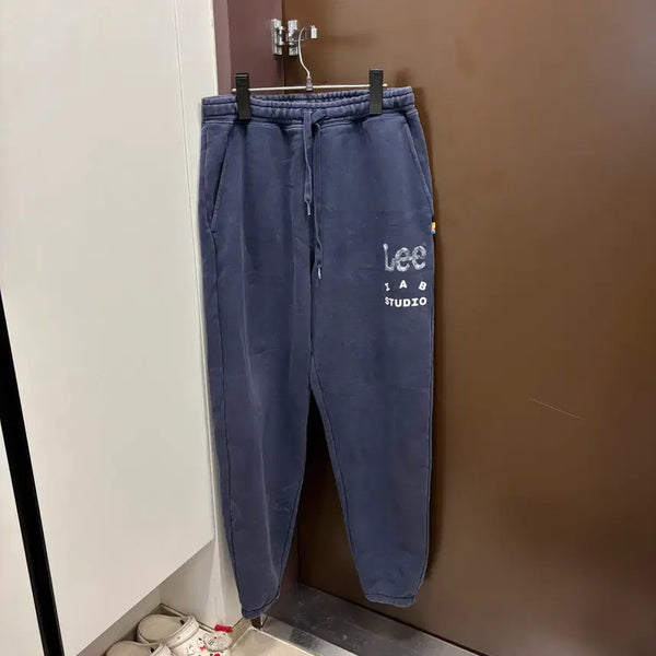 [BUNJANG] Lee x IAB Studio Navy Training Pants Size S / Lee x IAB Studio 네이비 트레이닝 팬츠 S