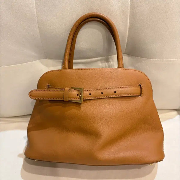 [BUNJANG] Ete Belt Bag Brown Leather / 에떼 정가 35만원 벨트백