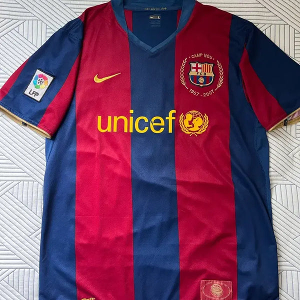 [BUNJANG] FC Barcelona Lionel Messi 2007-2008 Home Jersey / 07-08 바르셀로나 메시 유니폼