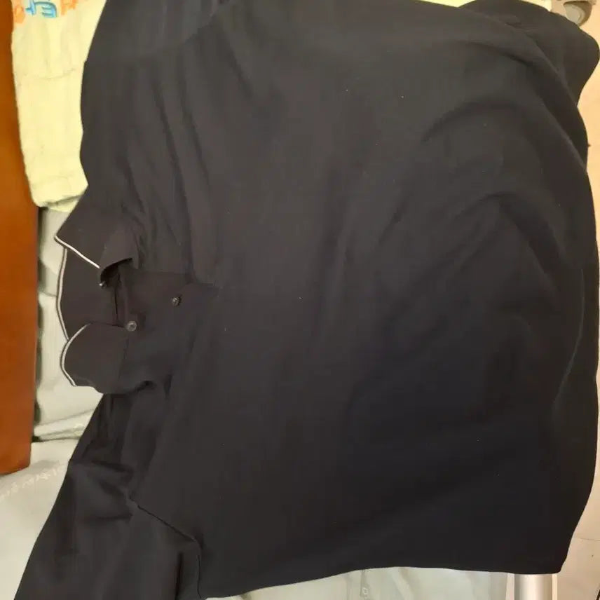 [BUNJANG] Black Pique Polo Shirt XL / 깔끔한 블랙 카라티셔츠 XL 판매합니다
