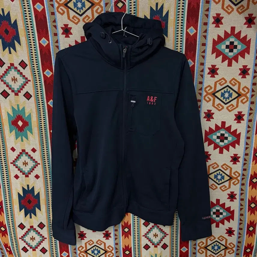 [BUNJANG] Abercrombie & Fitch Active Logo Jersey Hooded Jacket M / 아베크롬비 앤 피치 액티브 로고 져지 후드자켓 M