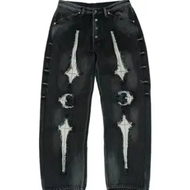 [BUNJANG] THUG CLUB Bone Leather Pants / 떠그클럽 본 레더 팬츠